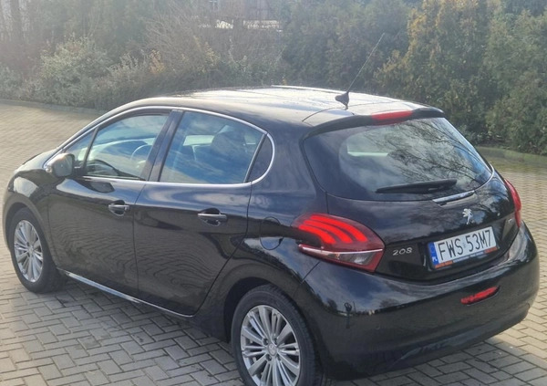 Peugeot 208 cena 33999 przebieg: 81000, rok produkcji 2017 z Wschowa małe 172